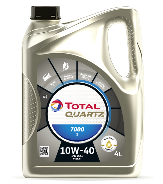 Quartz 7000 10W-40 en bidon de 4 Litres