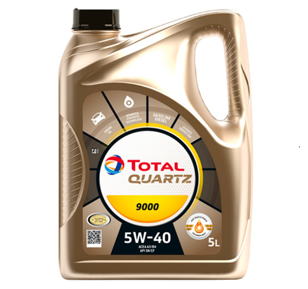  Quartz 9000 5W-40 en bidon de 5 Litres